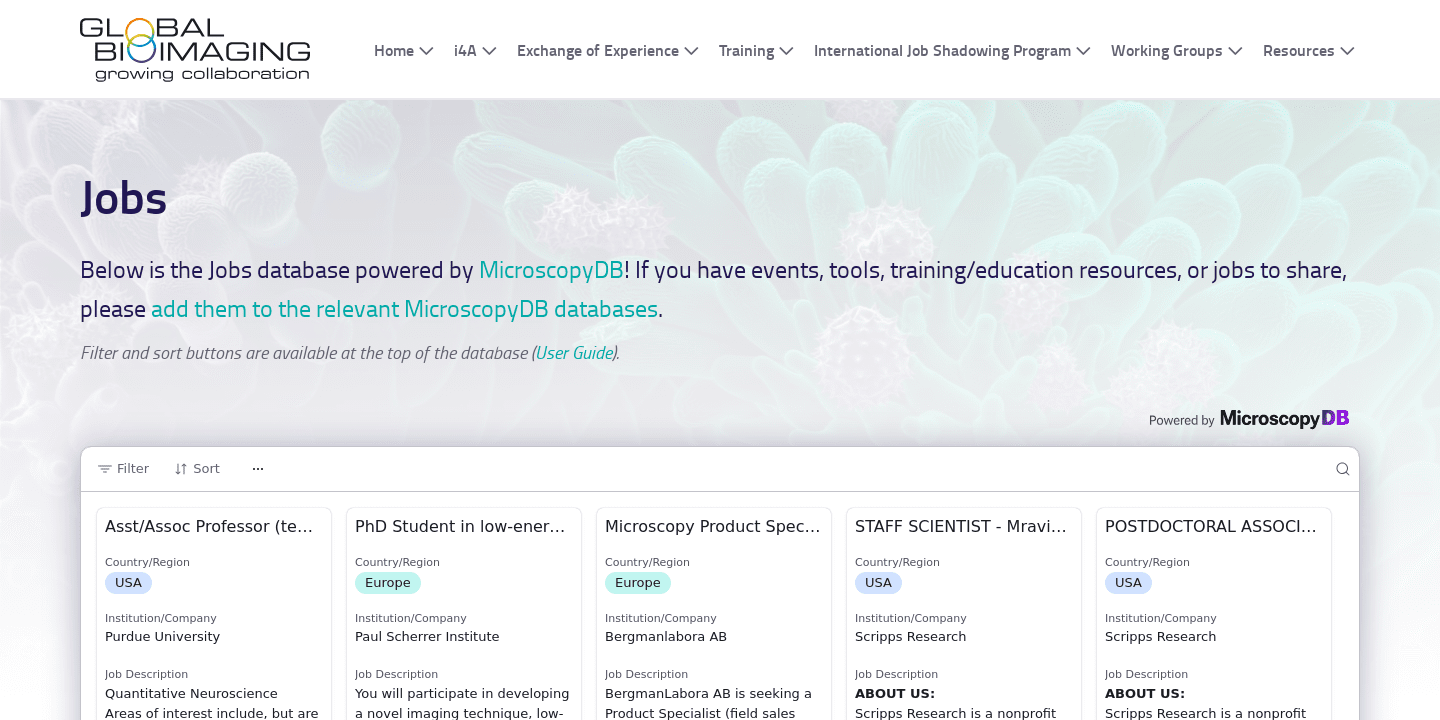 Jobs | Global BioImaging